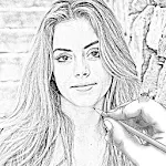 Pencil Drawing Art Logo