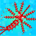 Pixel Sword Fish io Logo