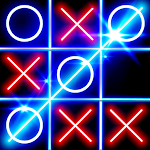 Tic Tac Toe Glow Logo