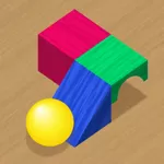 Woody Bricks and Ball Puzzles Logo